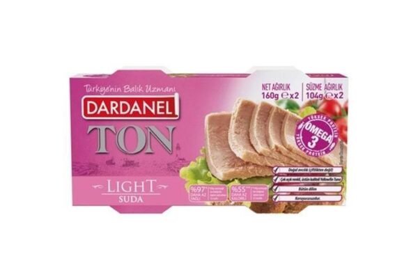 Dardanel Light Canned Tuna In Brine 160g x 2