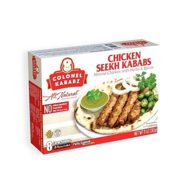 Colonel Kababz - Halal Chicken Seekh Kababs